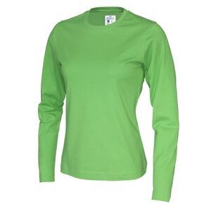 Cottover Womens/Ladies Long-Sleeved T-Shirt / Green